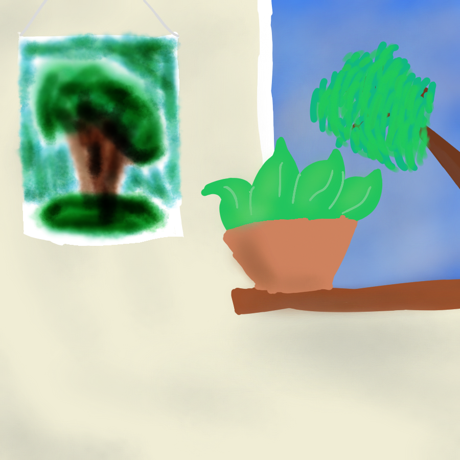 Drawing of "Nature" by @CrimBulee