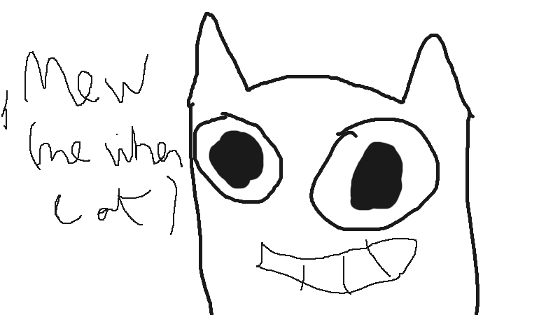 Drawing of "kawaii shapes" by @colinhazfun