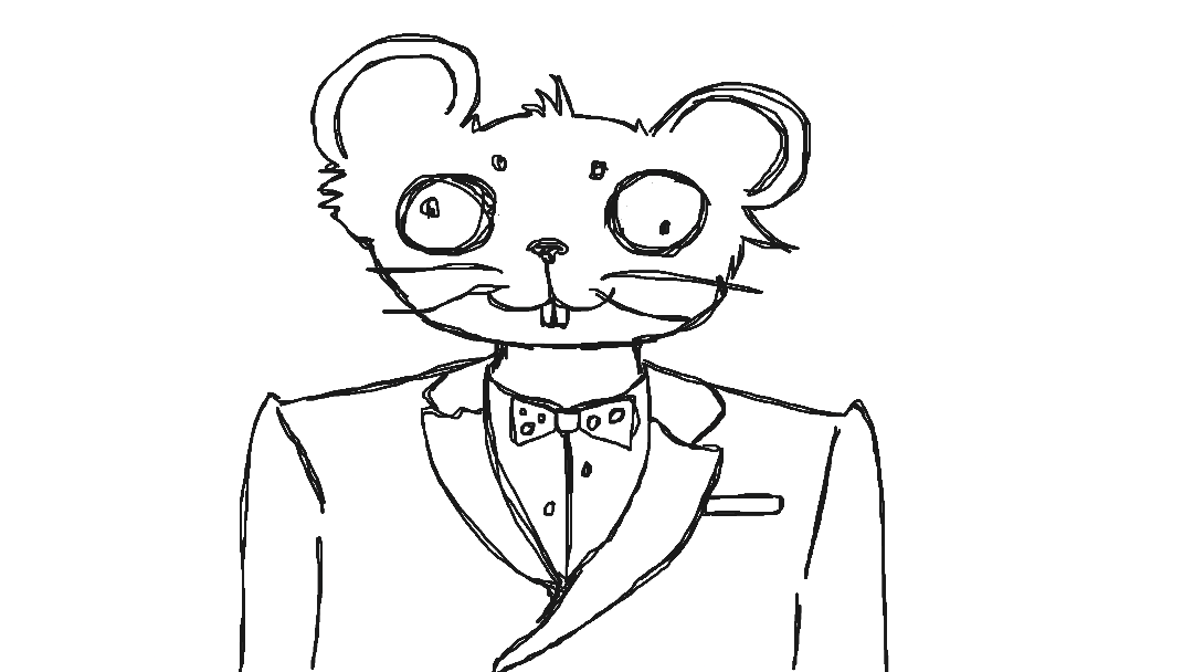 Drawing of "a mouse" by @paleojavanicus