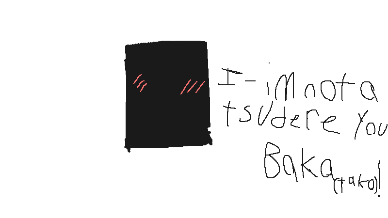 Drawing of "kawaii shapes" by @takopi