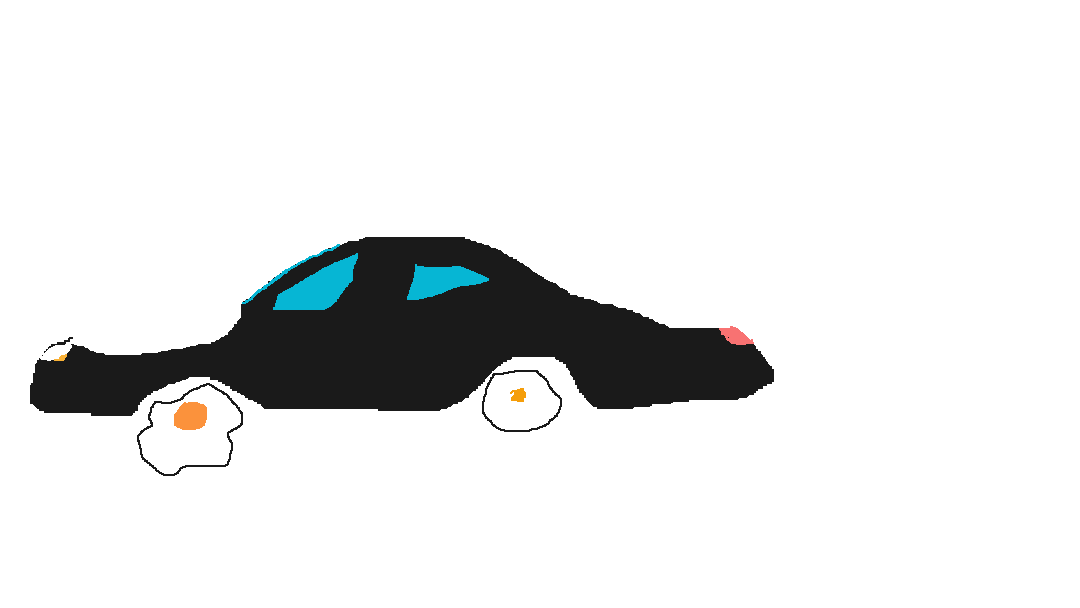 I think one of the tires is flat
