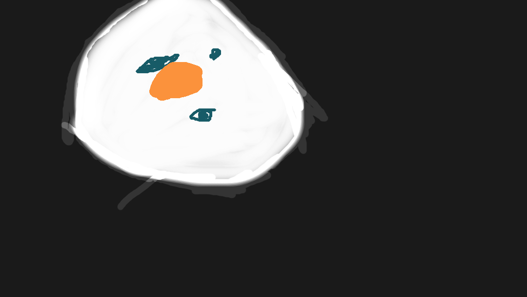 idk, could be a mould egg. was testing with brushes and I think I made the edges shine here