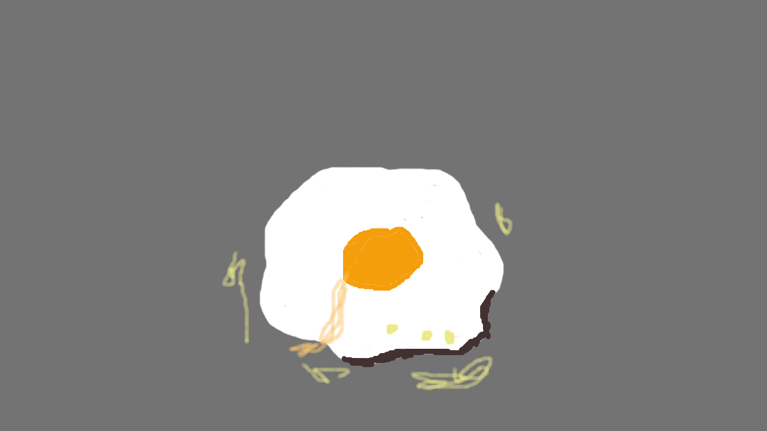 maybe its sunny side up? idk, terms be confusing